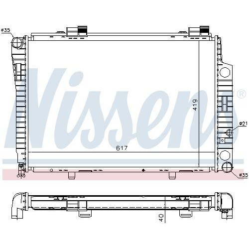 NISSENS K&uuml;hler, Motork&uuml;hlung 62752A