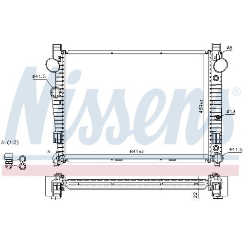 NISSENS K&uuml;hler, Motork&uuml;hlung 62771A
