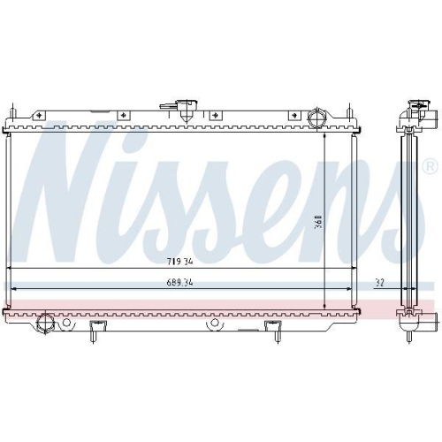 NISSENS K&uuml;hler, Motork&uuml;hlung ** FIRST FIT ** 62923A