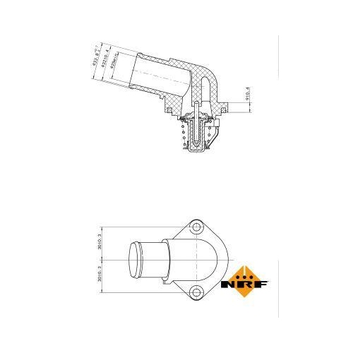 NRF Thermostat, K&uuml;hlmittel EASY FIT 725037