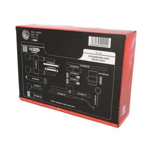 Motoreinstellwerkzeug-Satz f&uuml;r Audi, Seat, Skoda, Volkswagen, 14-tlg KS TOOLS