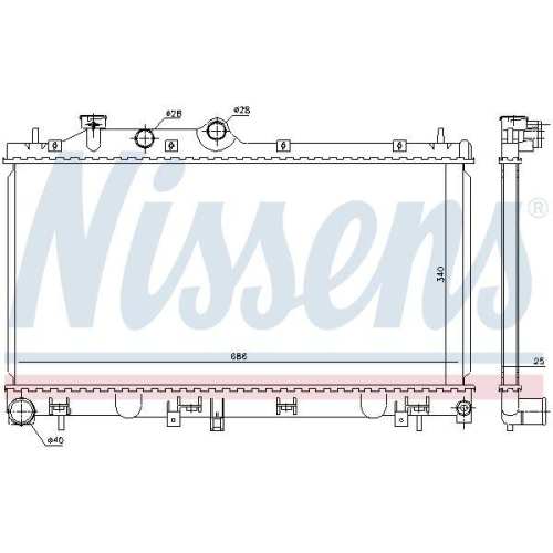 NISSENS K&uuml;hler, Motork&uuml;hlung 67721