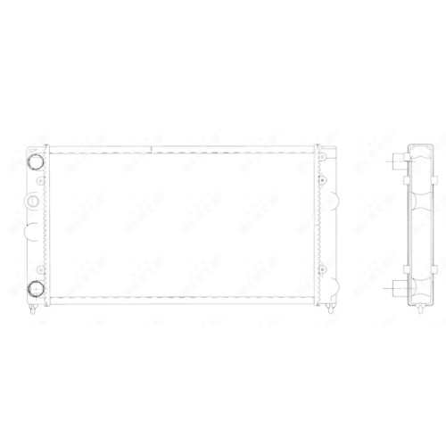 NRF Kühler, Motorkühlung 519501
