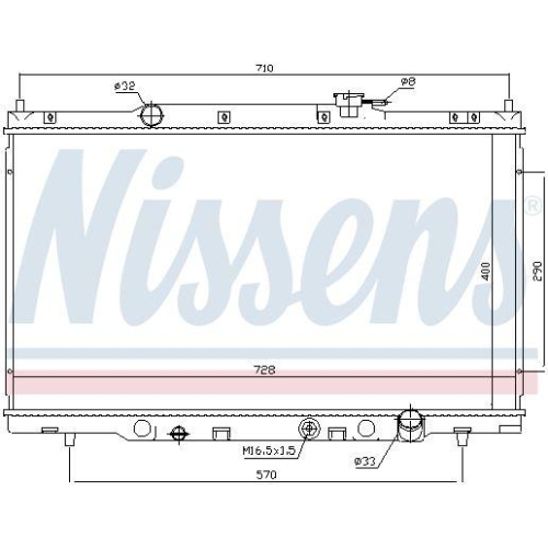 NISSENS K&uuml;hler, Motork&uuml;hlung 68103