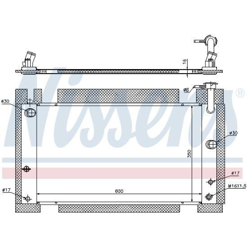 NISSENS K&uuml;hler, Motork&uuml;hlung 646809