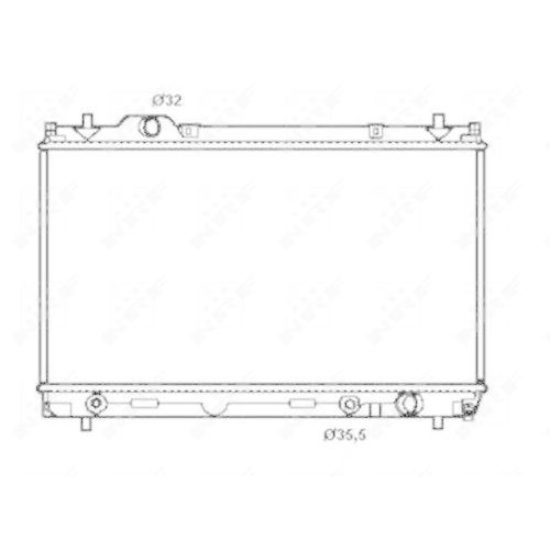 NRF K&uuml;hler, Motork&uuml;hlung EASY FIT 50256