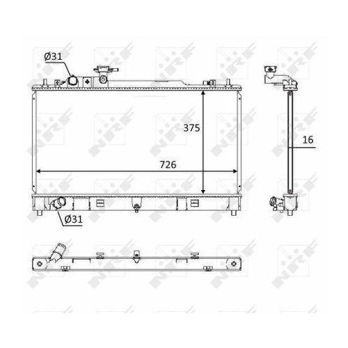 NRF K&uuml;hler, Motork&uuml;hlung 58393