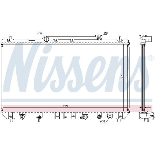 NISSENS K&uuml;hler, Motork&uuml;hlung ** FIRST FIT ** 646991