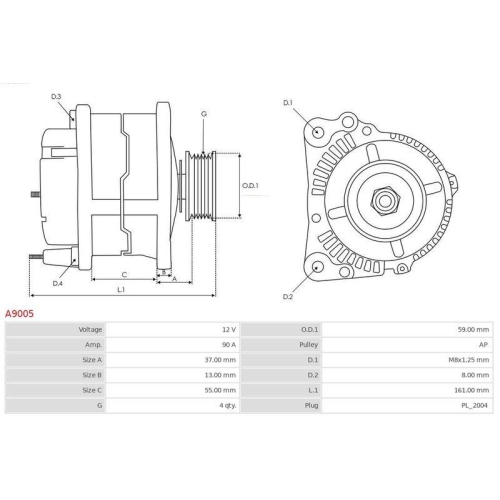 AS-PL Generator Brandneu AS-PL