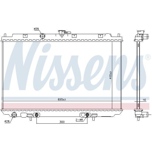 NISSENS K&uuml;hler, Motork&uuml;hlung 68732