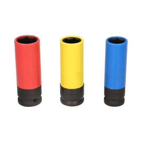 1/2 Zoll Alu-Felgen-Kraft-Stecknuss-Satz, 17 / 19 / 21 mm, 3-tlg BRILLIANT TOOLS