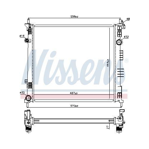 NISSENS K&uuml;hler, Motork&uuml;hlung 68774