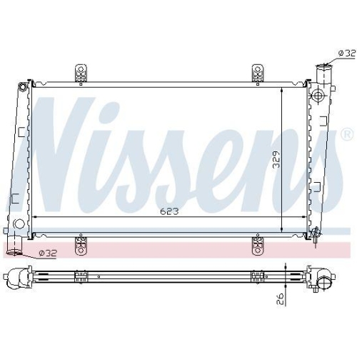 NISSENS K&uuml;hler, Motork&uuml;hlung 65551A