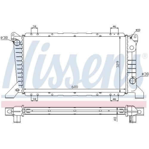 NISSENS K&uuml;hler, Motork&uuml;hlung 62241A