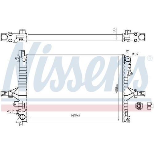 NISSENS K&uuml;hler, Motork&uuml;hlung ** FIRST FIT ** 65557A