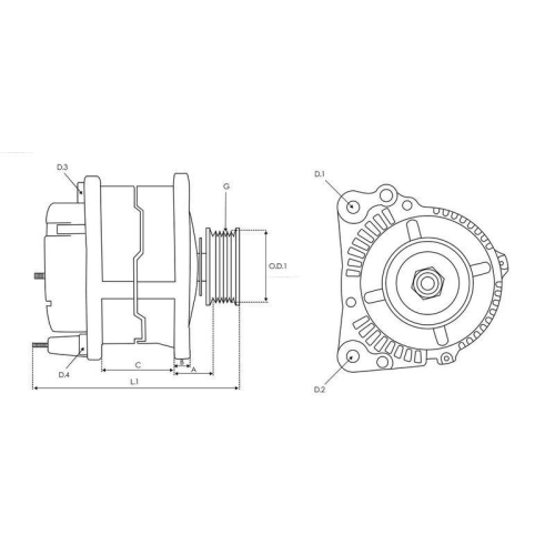 AS-PL Generator Brandneu SEG Automotive