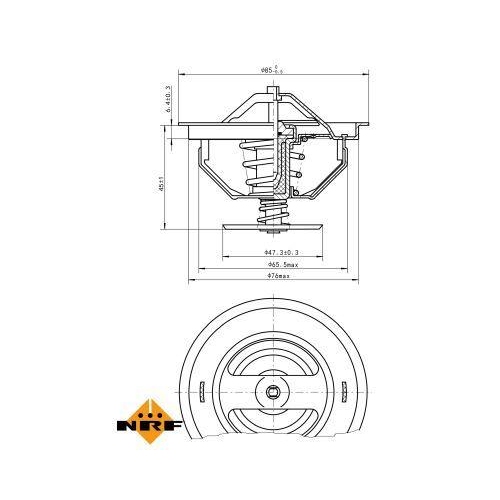 NRF Thermostat, K&uuml;hlmittel 725198