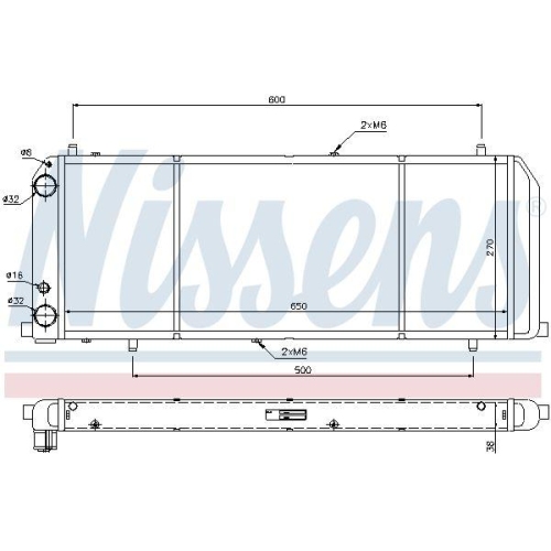 NISSENS Kühler, Motorkühlung 604201
