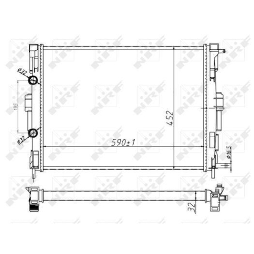 NRF K&uuml;hler, Motork&uuml;hlung Economy Class 58329A