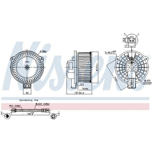 NISSENS Innenraumgebl&auml;se 87630