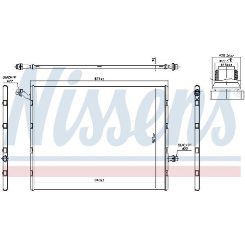 NISSENS Kühler, Motorkühlung 606497