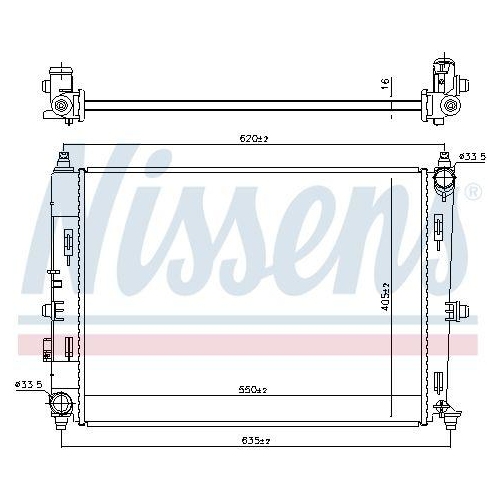 NISSENS K&uuml;hler, Motork&uuml;hlung 606528