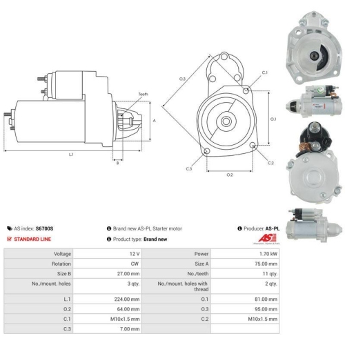 AS-PL Starter AS S6700S