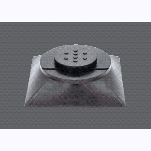 Gummiauflage 46 f&uuml;r Hebeb&uuml;hnen, 135 x 135 x 42 mm KS TOOLS 160.0616