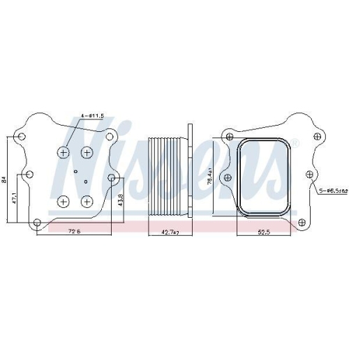 NISSENS &Ouml;lk&uuml;hler, Motor&ouml;l 91250
