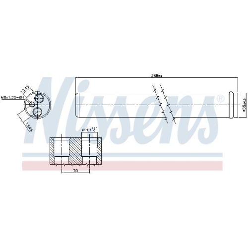 NISSENS Trockner, Klimaanlage 95772