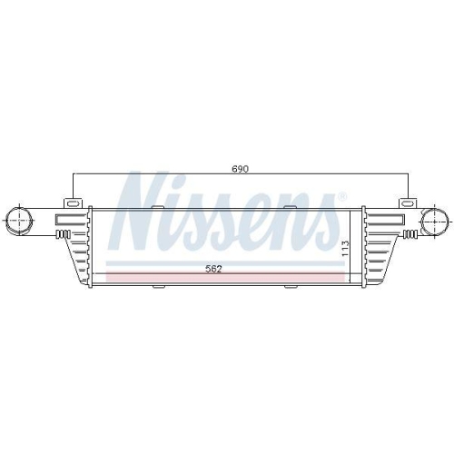 NISSENS Ladeluftk&uuml;hler 96860