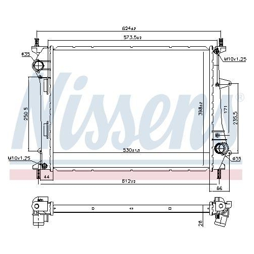 NISSENS K&uuml;hler, Motork&uuml;hlung 617867