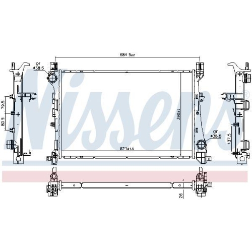 NISSENS K&uuml;hler, Motork&uuml;hlung 617869