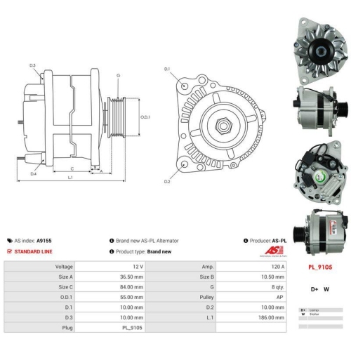 AS-PL Generator AS A9155