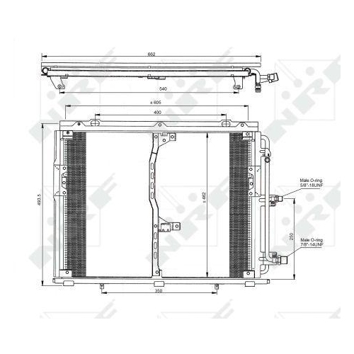 NRF Kondensator, Klimaanlage EASY FIT 35229