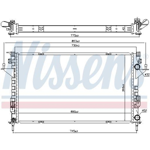 NISSENS K&uuml;hler, Motork&uuml;hlung 637666
