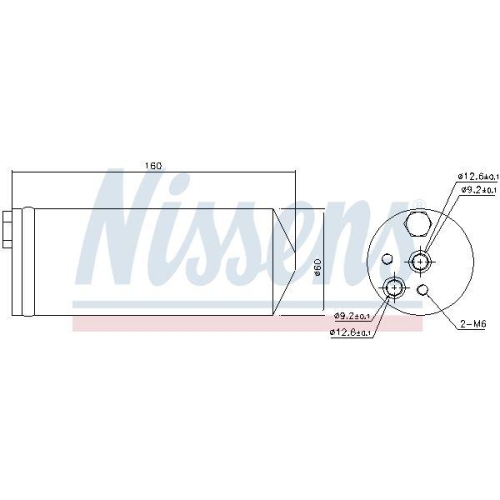 NISSENS Trockner, Klimaanlage 95485
