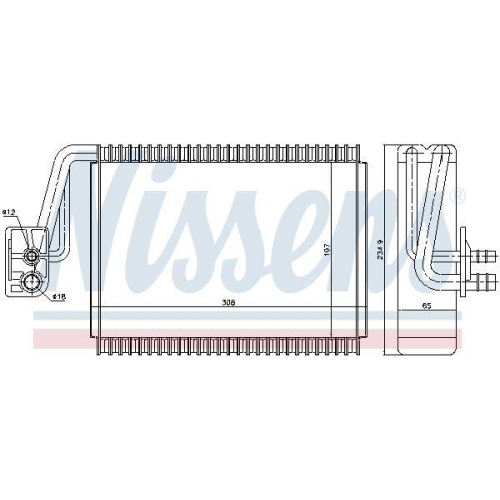 NISSENS Verdampfer, Klimaanlage 92174