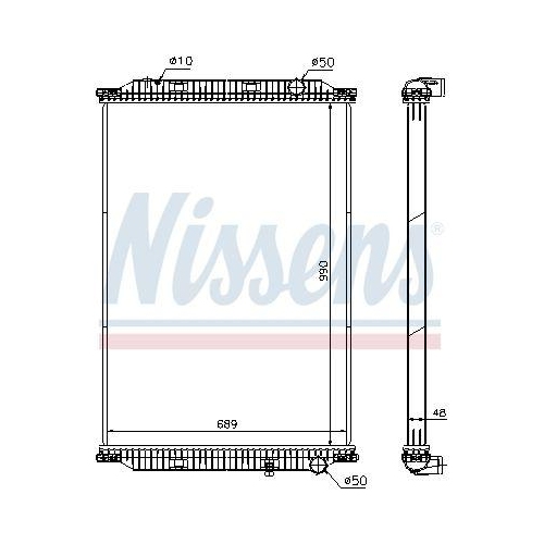 NISSENS K&uuml;hler, Motork&uuml;hlung 637850