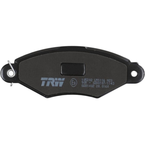 TRW Bremsbelagsatz, Scheibenbremse COTEC GDB1402