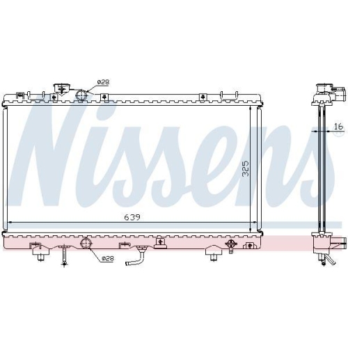 NISSENS K&uuml;hler, Motork&uuml;hlung 647041