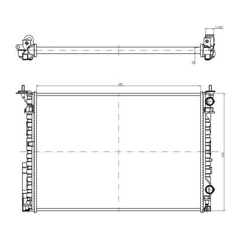 NRF K&uuml;hler, Motork&uuml;hlung Economy Class 58242A