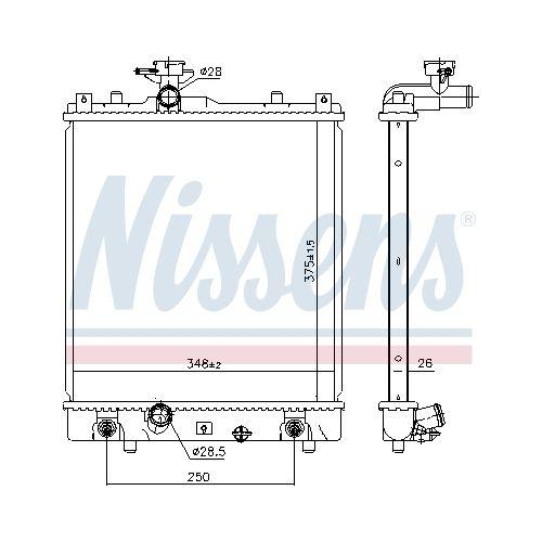 NISSENS K&uuml;hler, Motork&uuml;hlung 641763