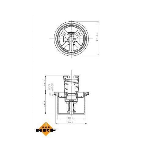 NRF Thermostat, K&uuml;hlmittel 725020