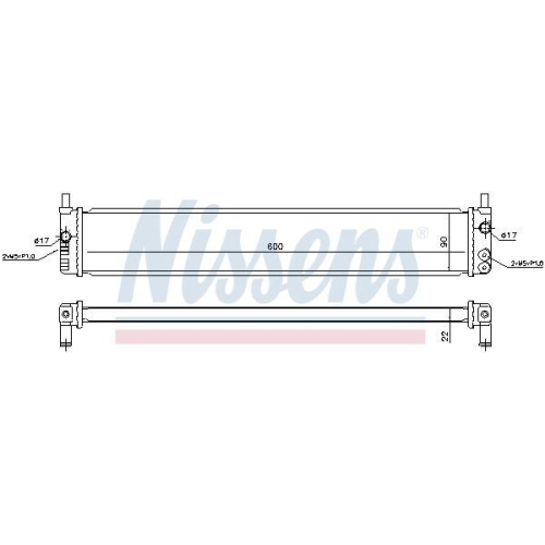 NISSENS Kühler, Motorkühlung 646882