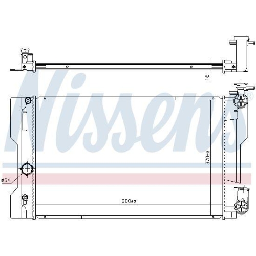 NISSENS K&uuml;hler, Motork&uuml;hlung 646943