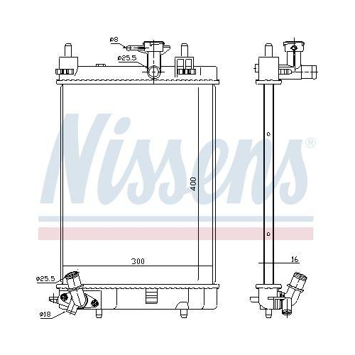 NISSENS K&uuml;hler, Motork&uuml;hlung 617554