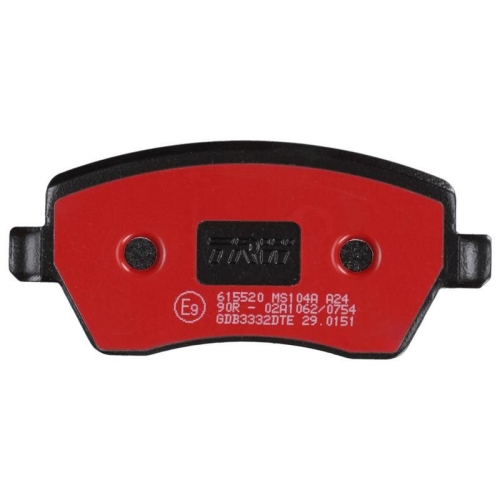 TRW Bremsbelagsatz, Scheibenbremse DTEC COTEC GDB3332DTE