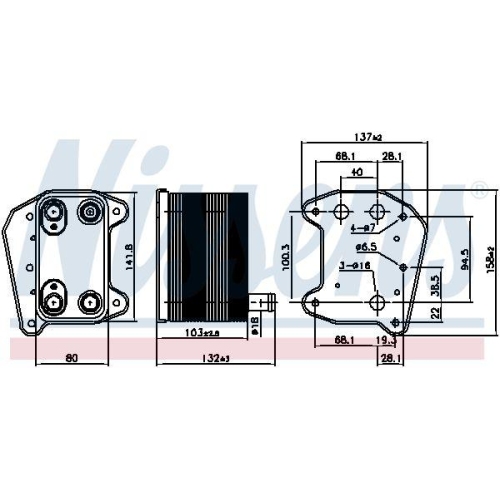 NISSENS &Ouml;lk&uuml;hler, Motor&ouml;l 90974