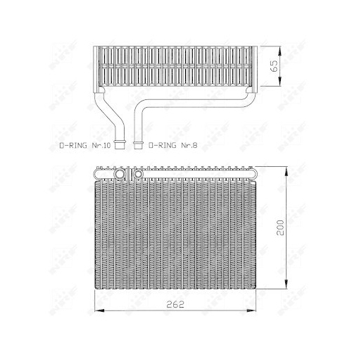NRF Verdampfer, Klimaanlage EASY FIT 36099